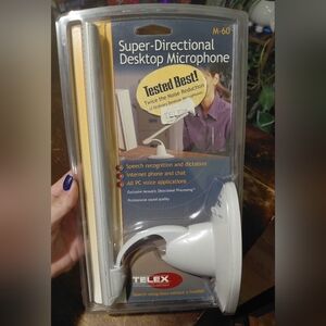 Telex M-60 Super-Directional Desktop Microphone